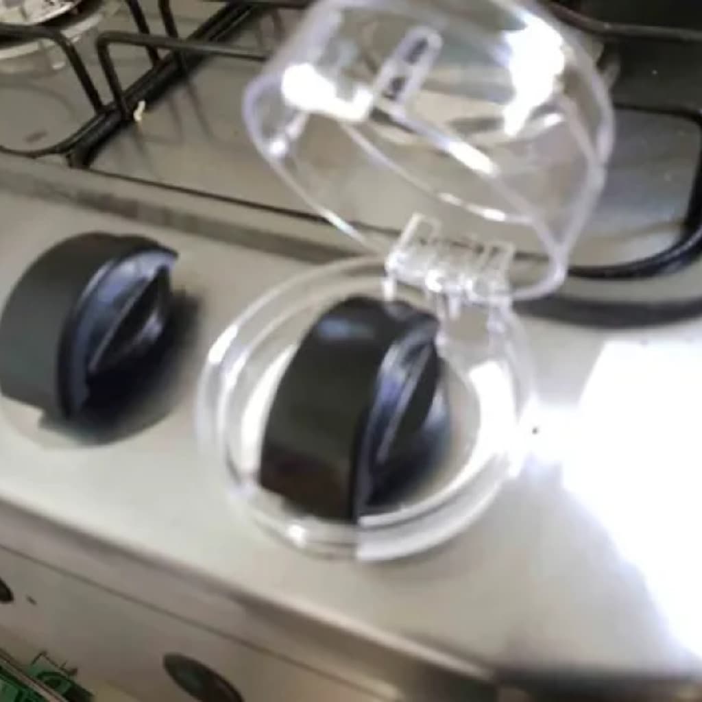 6 und Trava Bebe Tampa Segurança Fogão Botão Gás