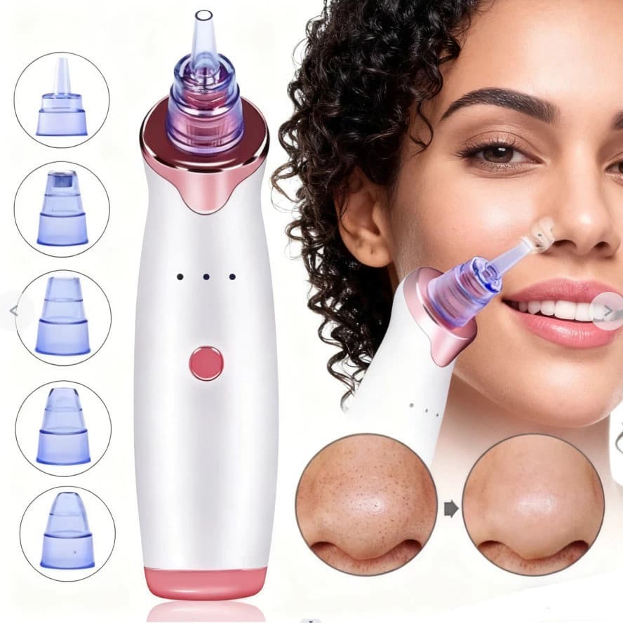 Removedor Cravos e Espinhas Extrator de Cravos Sucção a Vácuo Aparelho Recarregável Sugador Remove Acne