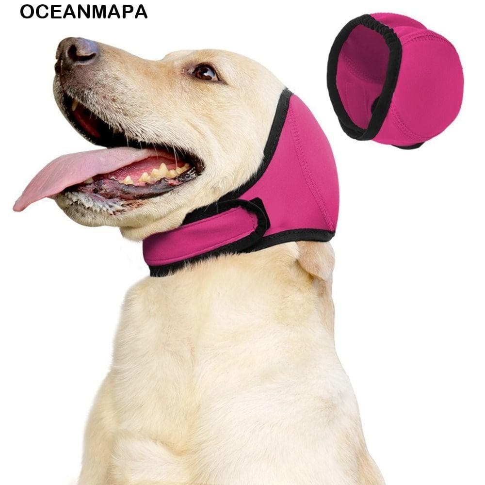 Protetor De Orelha Calmante Para Cães OCEANMAPA , Capas Ajustáveis De Cachorro Com Proteção Auditiva , Protetores À Prov