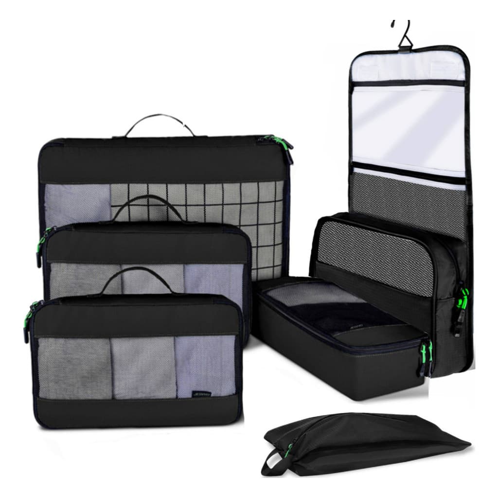 Organizador De Malas Bolsas De Viagem Kit Necessaire 6 Peças