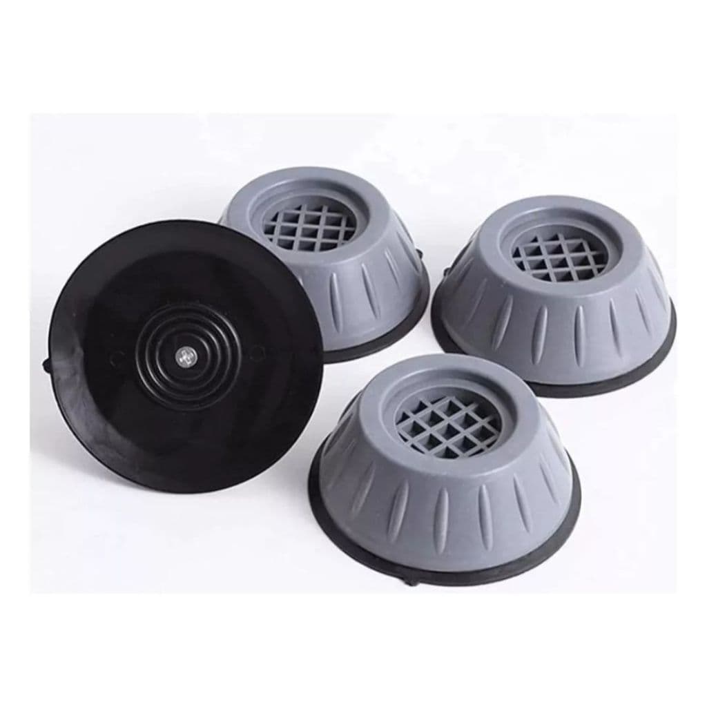 JOGO COM 4 PES ANTI-VIBRACAO PARA MAQUINA DE LAVAR SECADORA