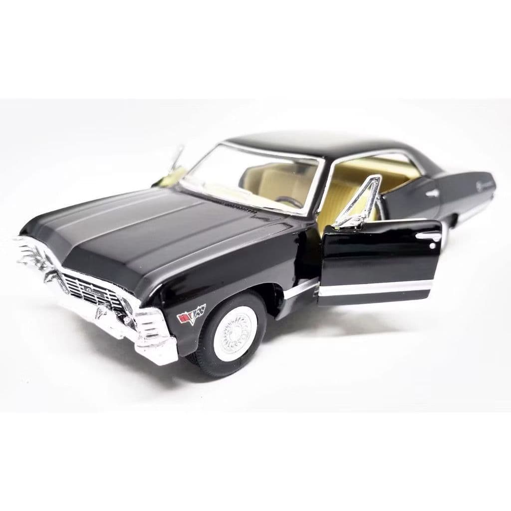 Miniatura Chevy Impala 1967 Supernatural Carrinho Colecionável de Metal