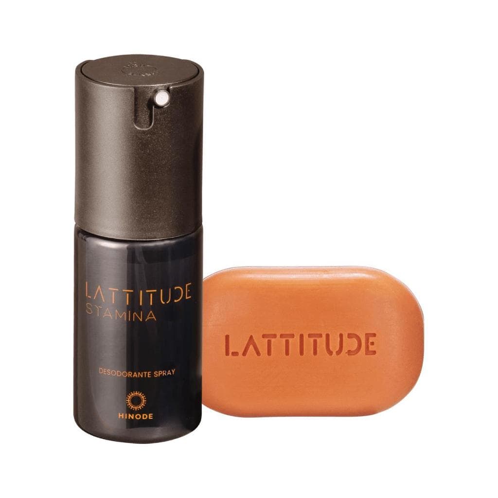 Kit Stamina Body Splash Masculino + Sabonete em barra Hinode