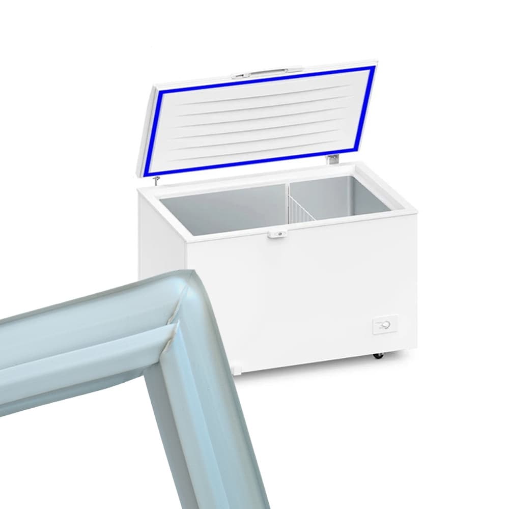 Borracha Vedação Gaxeta Freezer Horizontal Para Brastemp Consul CHA31 CHA31C 68x92cm Encaixe Canaleta
