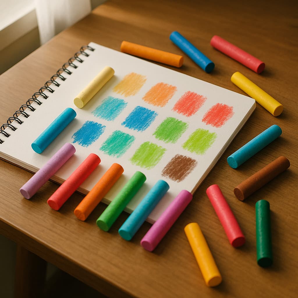 Giz de Cera Pastel Aquarela a Óleo Premium Cores Intensas – 12/24/36 Para Artistas