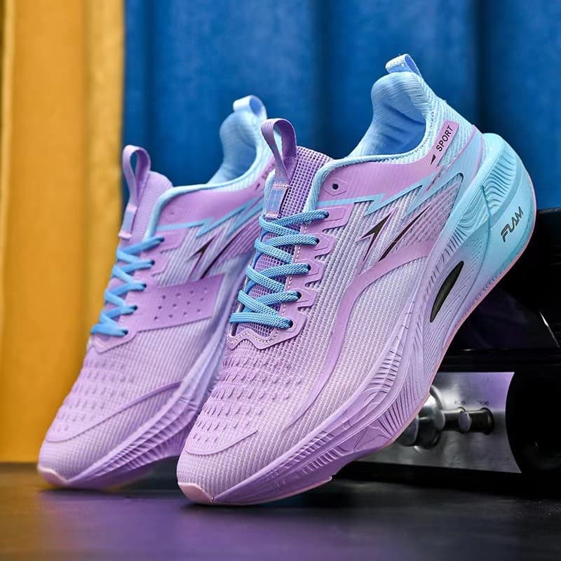 Tênis De Corrida Profissional Para Maratona , Placa De Carbono , Malha Respirável , Absorção De Choque , Tamanhos 35-45