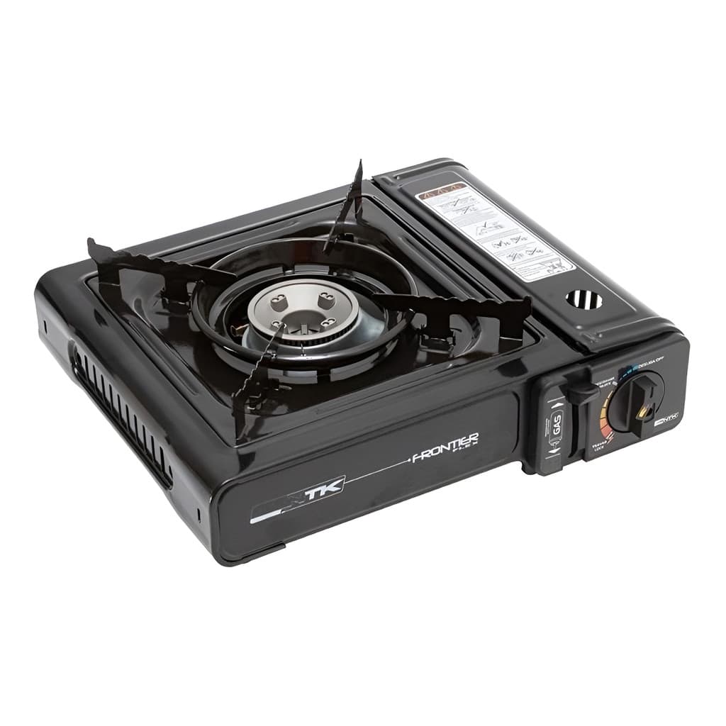 Fogareiro Nautika Frontier Portátil 1 Boca Camping Preto