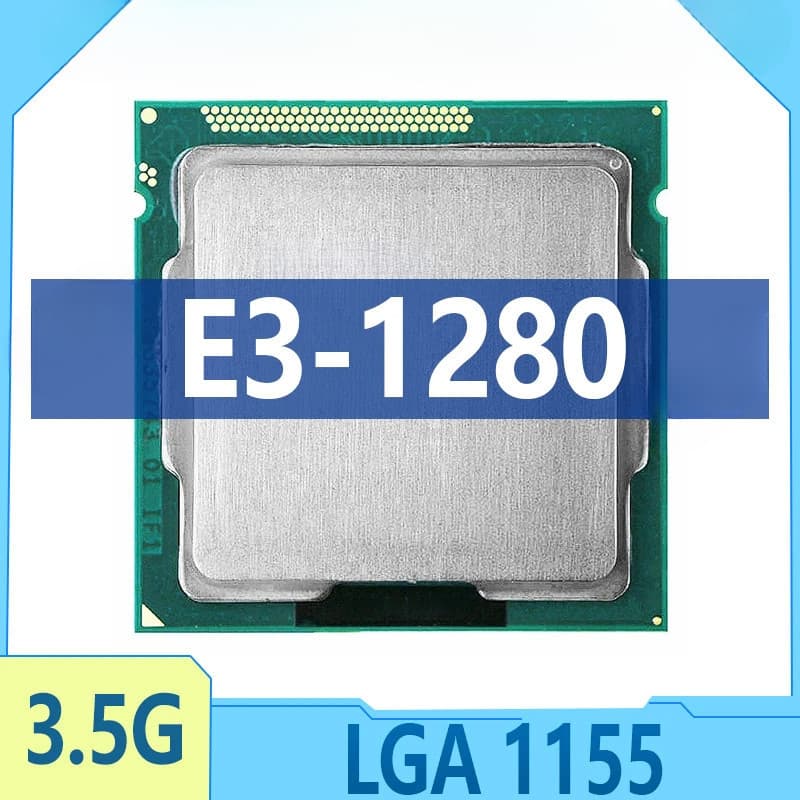 Processador CPU Xeon E3-1280 E3 1280 3.5 GHz Quad Core Faixa de oito fios 8M 95W LGA 1155