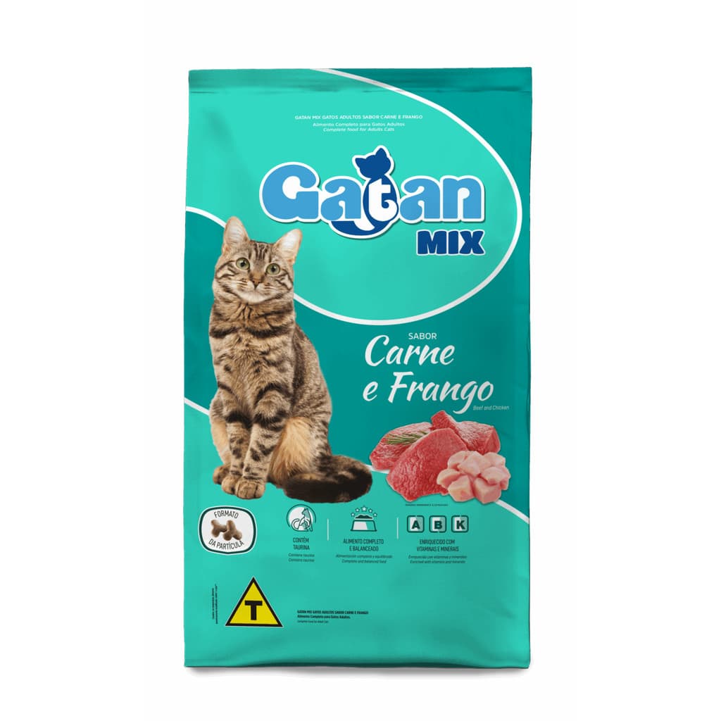 Gatan Mix Gatos Adultos Carne e Frango 10,1kg