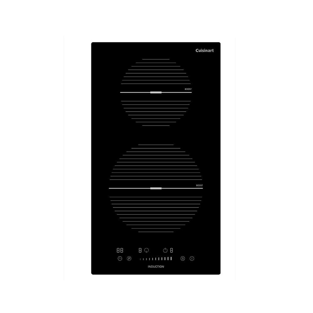 Dominó Indução 2 Zonas 38cm 220V Cuisinart Arkton Preto