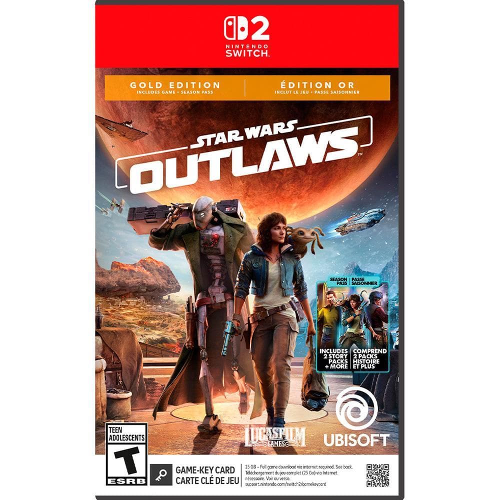 Star Wars Outlaws Nintendo Switch 2 Midia Fisica