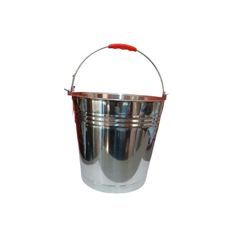 Balde Aço Com Alça 08, 12 ou 16 Litros Multiuso  Industrial