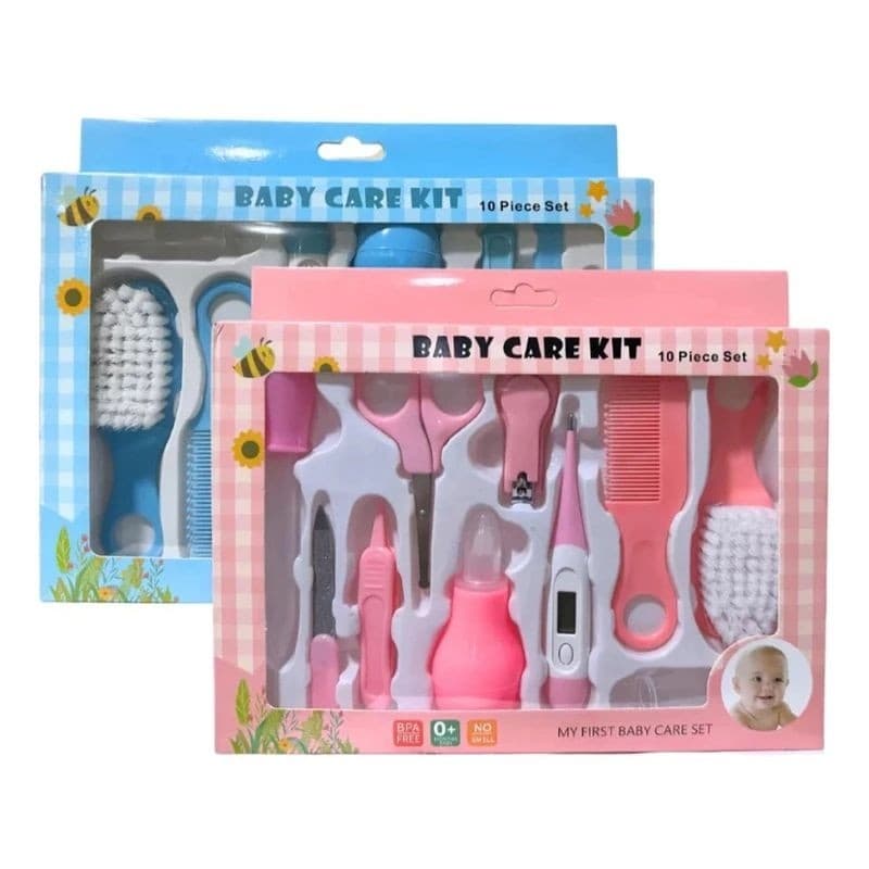 Kit Maternidade Higiene Infantil 06 e 10 pçs Cuidado Bebê Recém Nascido Termômetro JH