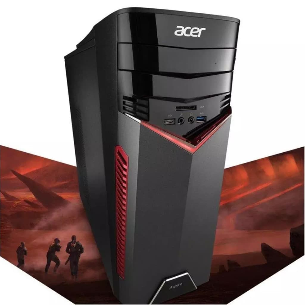 DESKTOP ACER GAMER GX-783 CORE I7 7700 SSD 512 GB 16 GB RAM NVIDIA GEFORCE GTX 1060 6 GB VRAM - WIN11 PRO - MT
