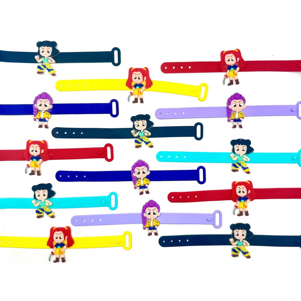 Pulseira Guerreias Do K-pop Tem Festa 10unindades  Lembrancinha Filme Ajustável