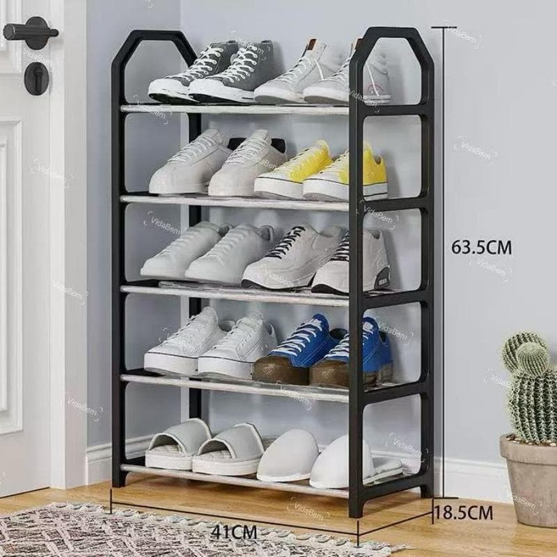 Sapateira Vertical Prática com Cinco Níveis, Durável e Fácil de Montar