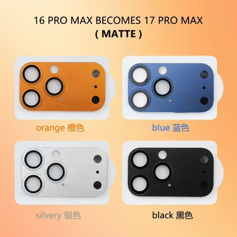 14/15/16ProMax Mudança 17 Pro Max À Prova Deluxury Metal Change Camera HD Lens Film Para Iphone 16 15 14 Capa De Lente C
