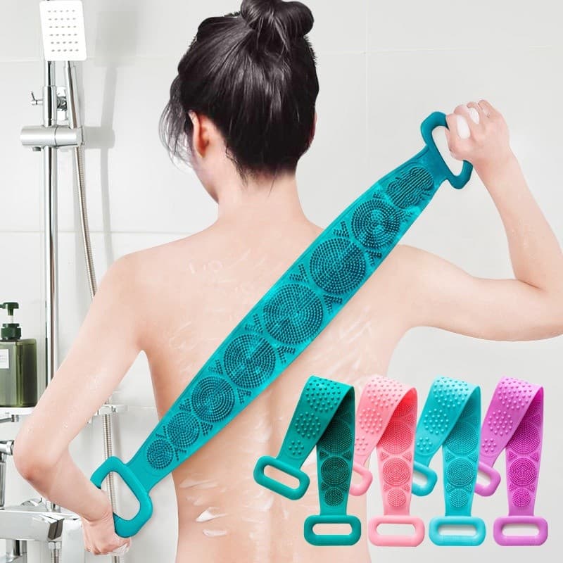 Esponja de banho lava costa Silicone anti bacteriano cores sortido