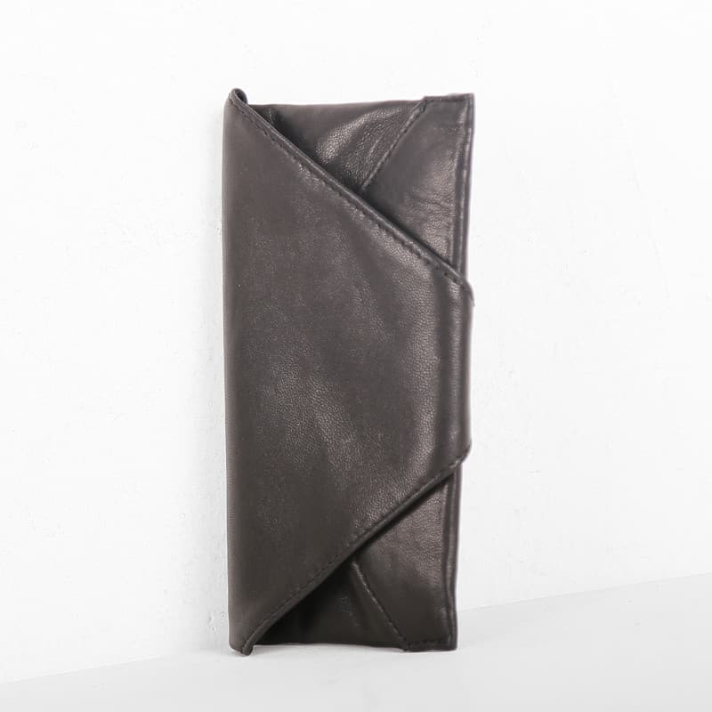 Deep Mountain Jiufen Capa de telefone de couro genuíno Bolsa de telefone de pele de carneiro Carteira Bolsa de passaport