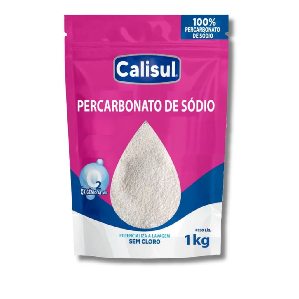 Percarbonato 100% Puro Tira Manchas Roupas Brancas e Coloridas