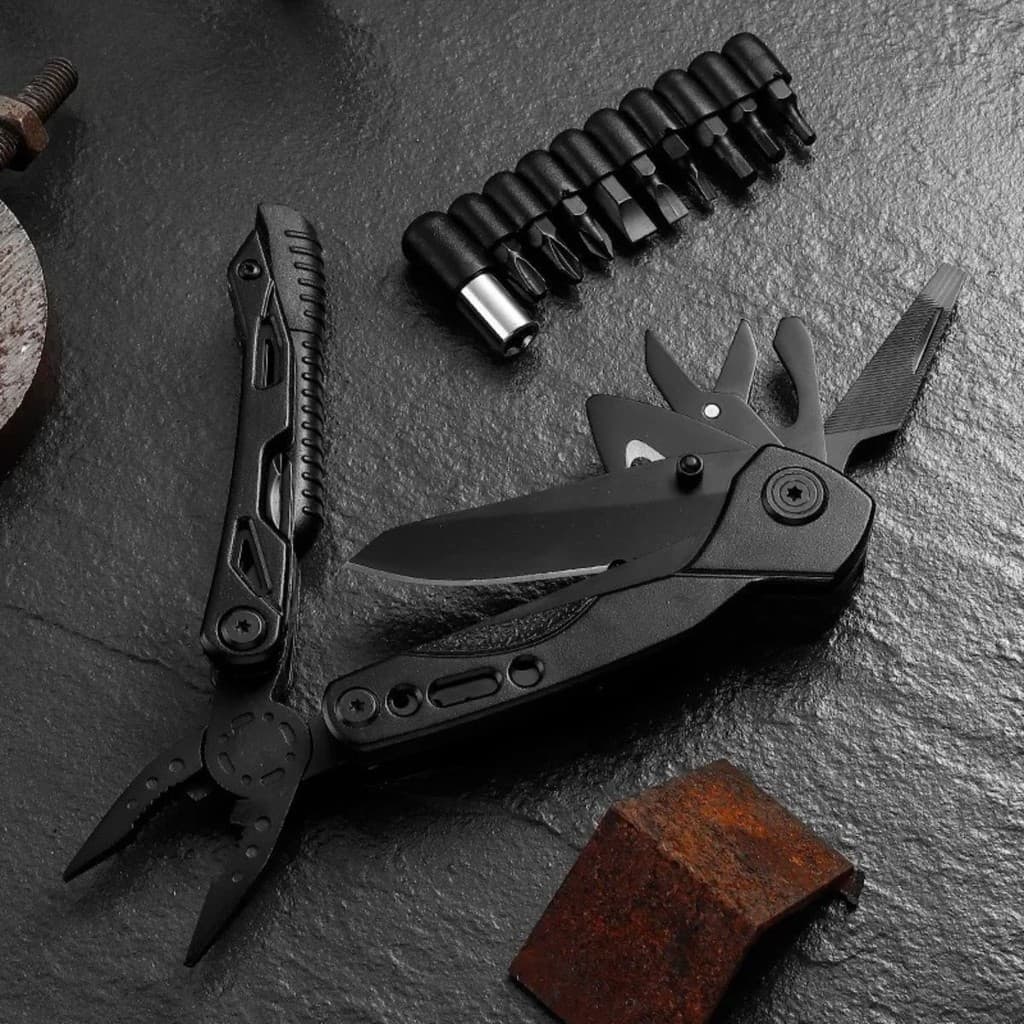 JOYBE Faca Tática 23em 1com Alicate Dobrável Multi-ferramenta Equipamento Completo para Camping e Atividades ao Ar Livre