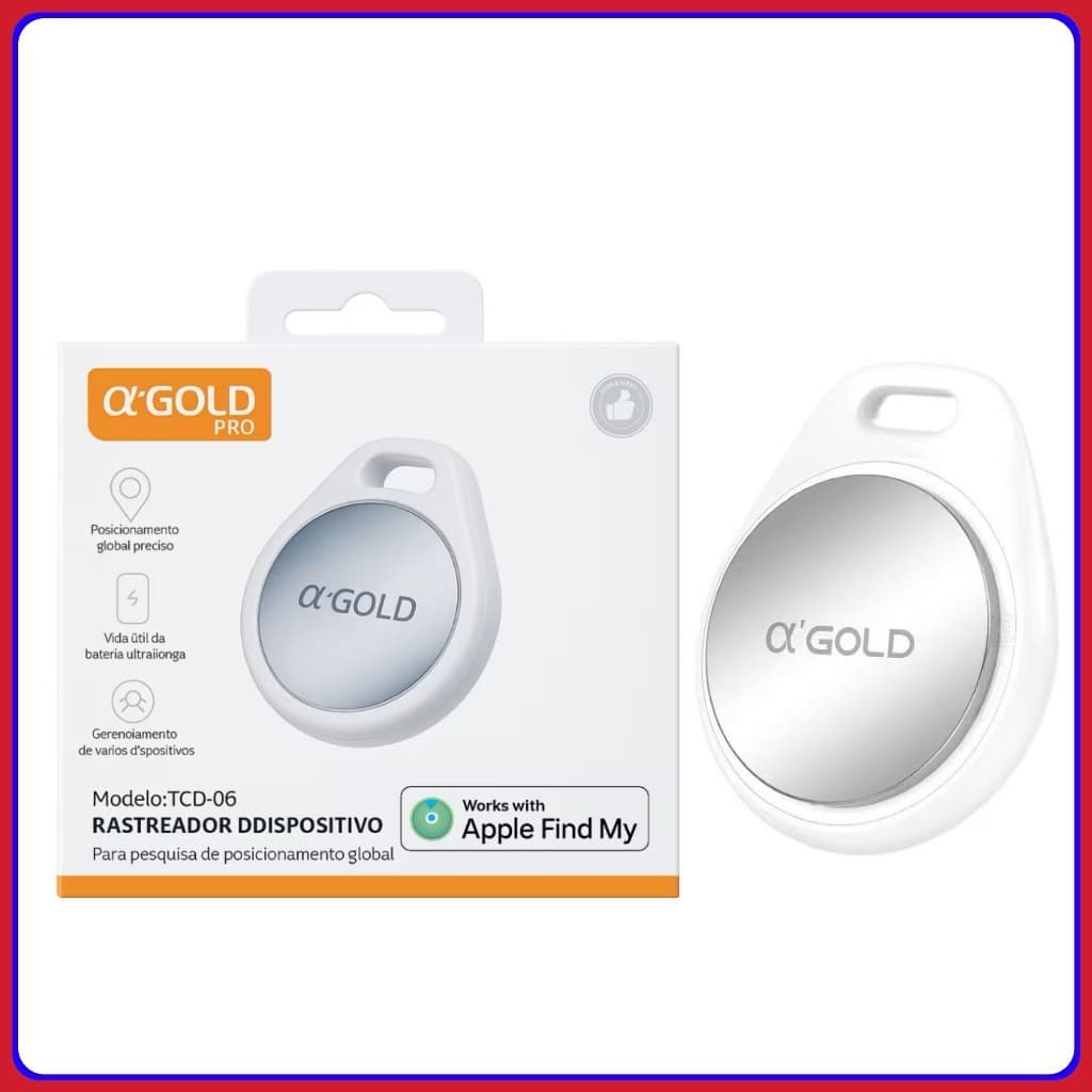 Smart Tag Rastreador  GPS Localizador Air Tag Inteligente (Apple Find My) original A'GOLD