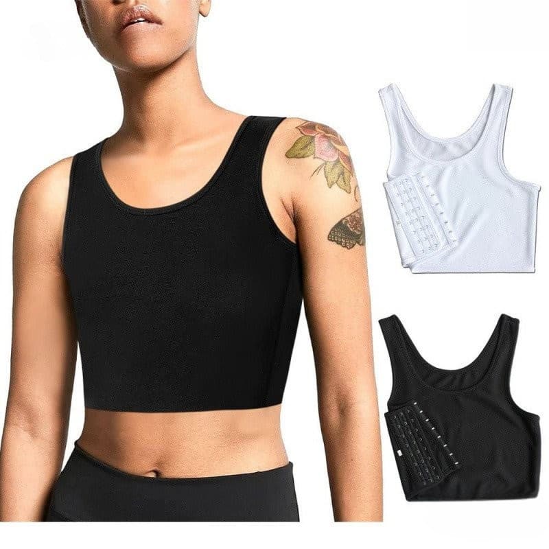 PP 5XG G5 Plus Size Binder Peito Binder Peito Com Alta Compressão Gancho Peito Binder Tank Top Lesbica Transgên