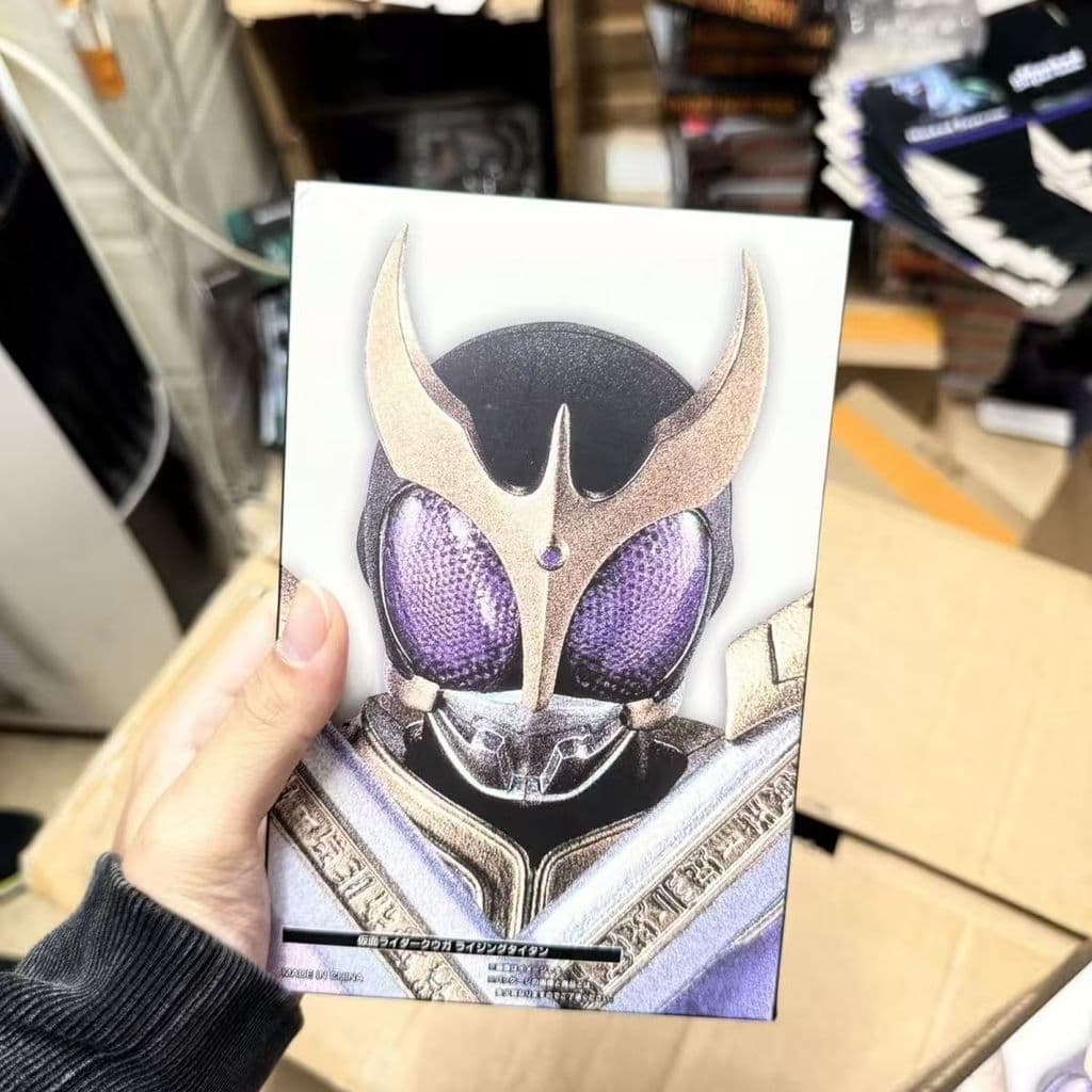 [Estoque pronto] KO SHF Kamen Rider Kuuga Real Bone Carving Sublimação Titan Form SHF kuuga Titan Form Modelo móvel Kame