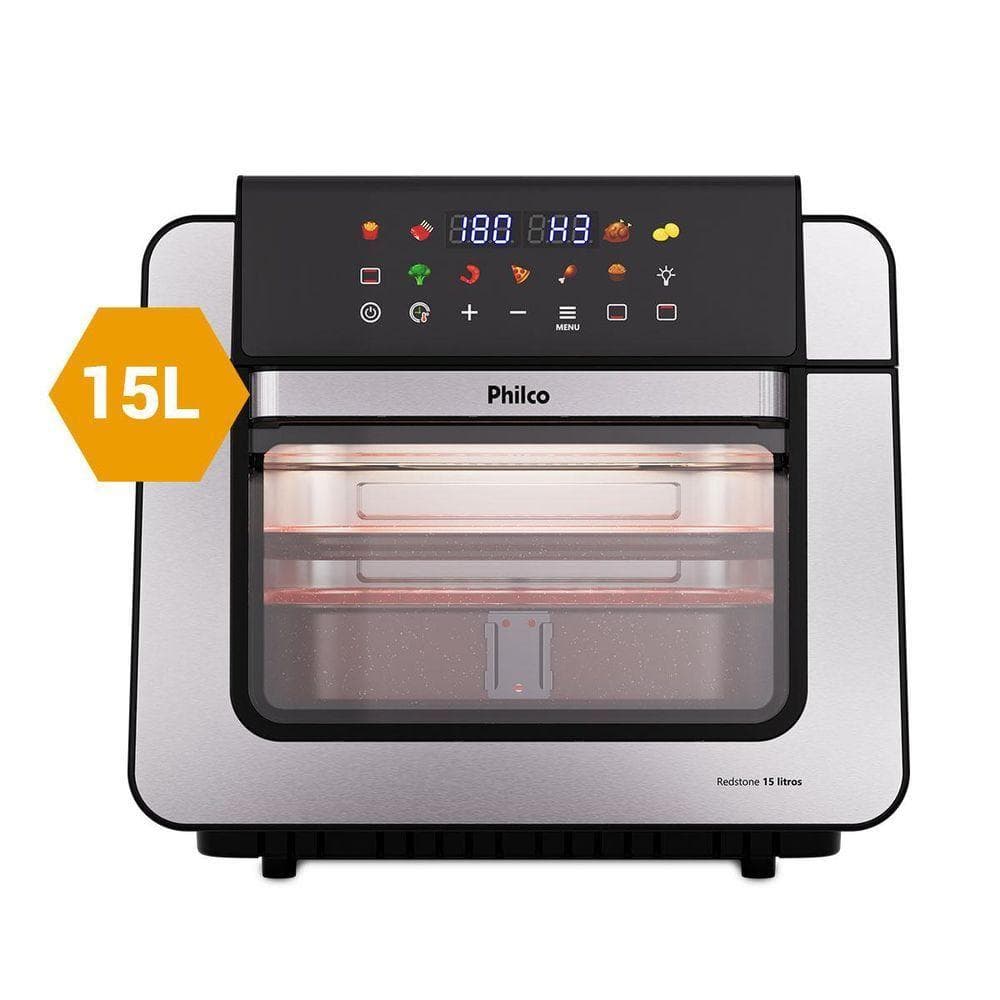 Air Fryer Oven Philco 15L Dupla Resistência 1800W PAF15B - 220V