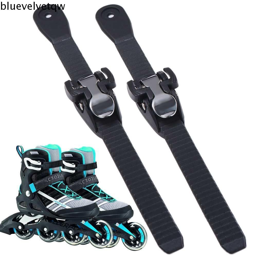 Fivela Para Sapatos De Patins BLUEVELVETQW , Alça De Fixação Skate Profissionais , Preta