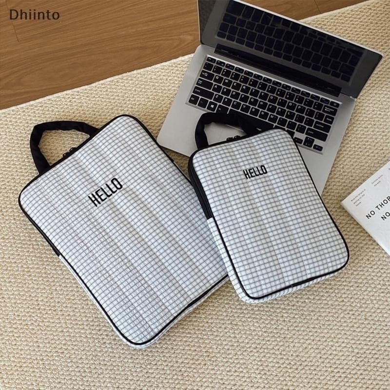 [Dhiint] Korean Tablet Bag For 11 13 14 Inch IPad Air 10.9 M2 Samsung Xiaomi Laptop Notebook Carry Case
