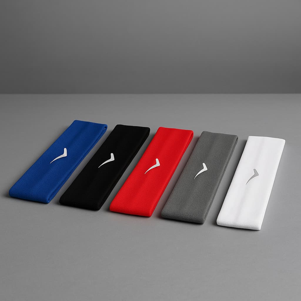 Kit com 2 testeiras anti suor faixa para cabelo envio em 24h esportes fênix