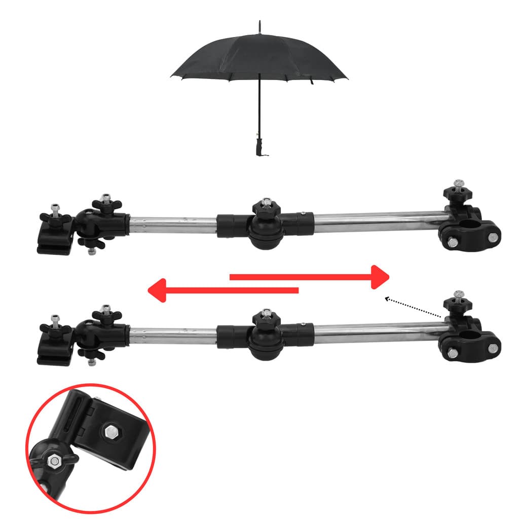 Suporte Guarda Chuva Bicicleta Moto Bike Cadeira de Rodas
