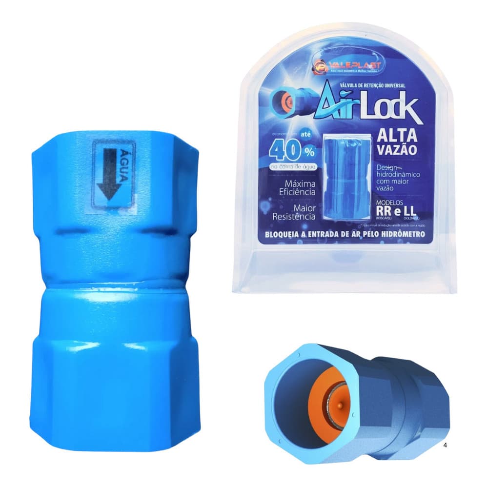 Bloqueador De Ar Redutor De Conta D'água Válvula Bloqueadora