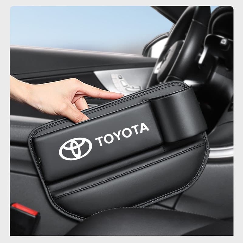 Caixa de Armazenamento para Fenda de Assento de Carro Porta-Copos Para Toyota Vios ncp93 Hilux Yaris Rush Corolla Cross