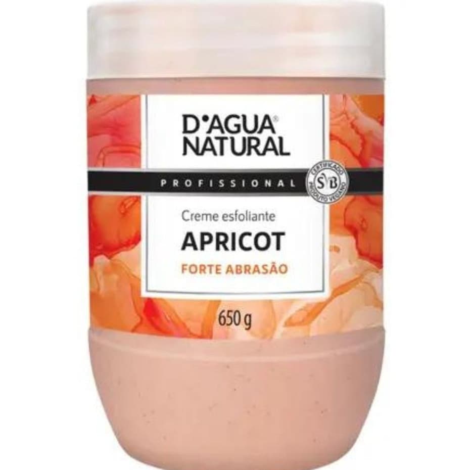 Creme Esfoliante Apricot Forte Abrasão 650g D’água Natural