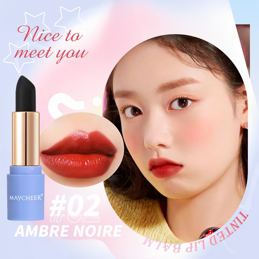 Bálsamo Labial Colorido Em Mudança De Cor , Hidratação Profunda , Reafirmante Para A Pele , Cuidados Diurnos E Noturnos