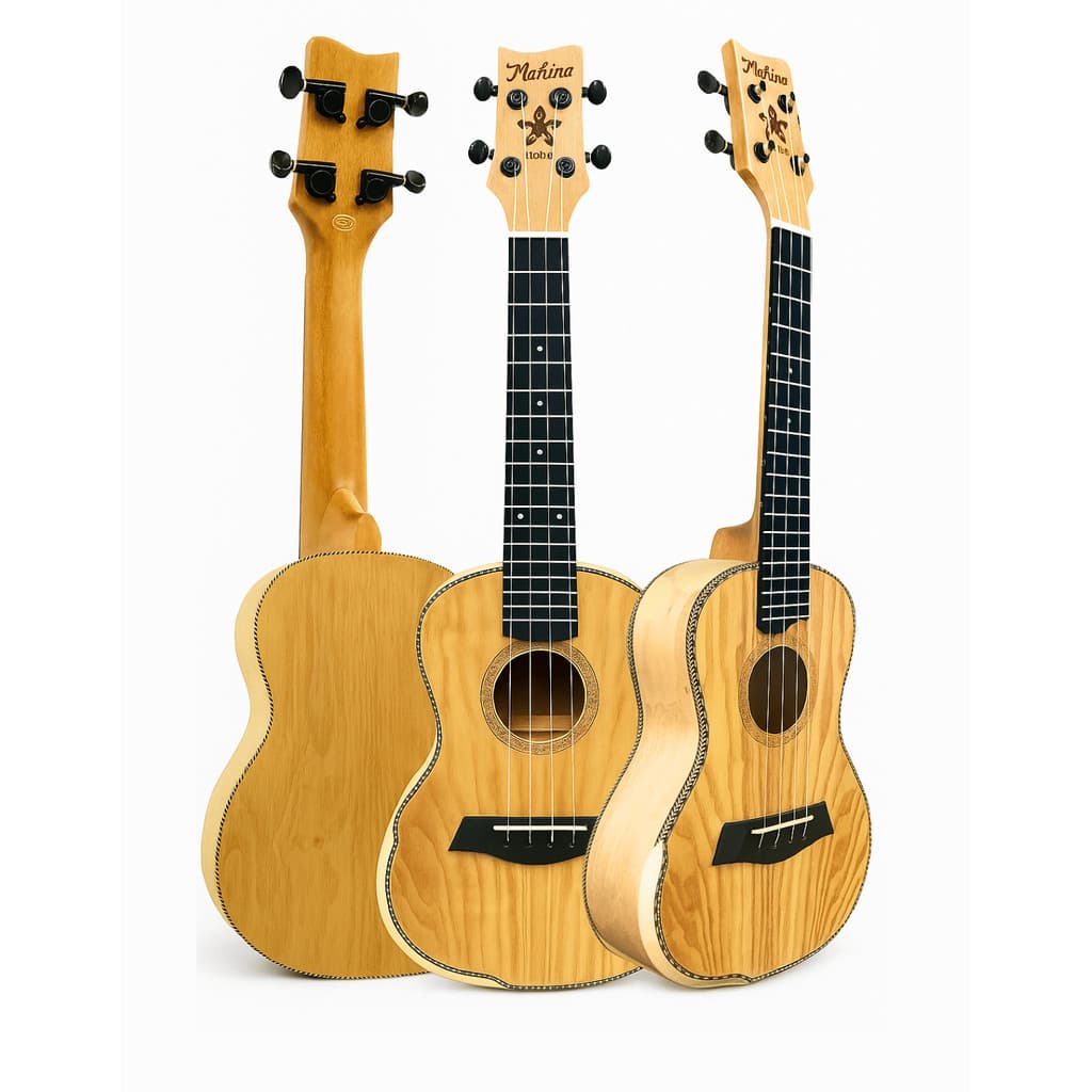 Ukuele Concert 23k Acustico Hoku Mahina em Sapele Natural Original