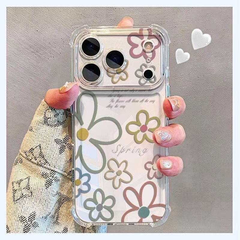 Capa para celular flores coloridas adequada para Motoroal Moto G86 G75 G56 G52 G35 G24 G15 G04 E13 E22 TPU Capa Macia