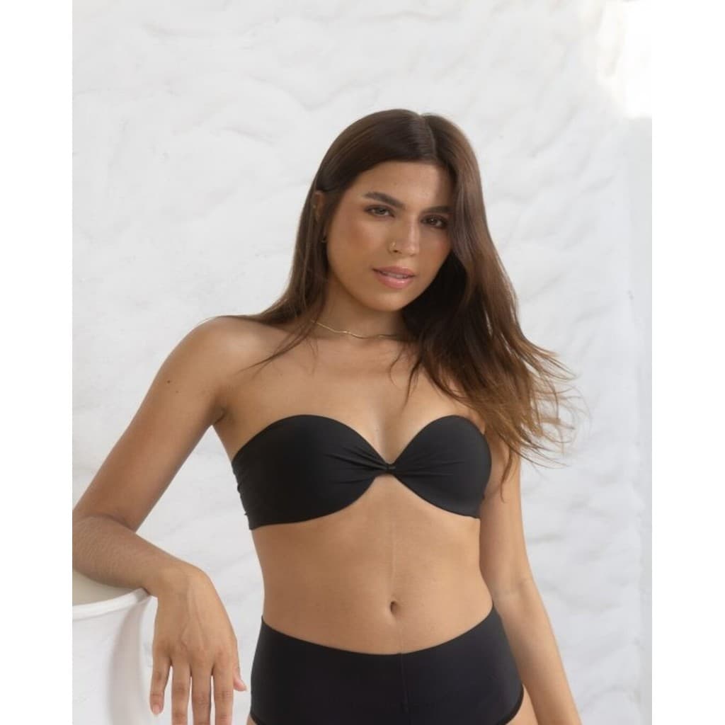 Sutiã Tomara que Caia Drapeado Sustentação e Conforto