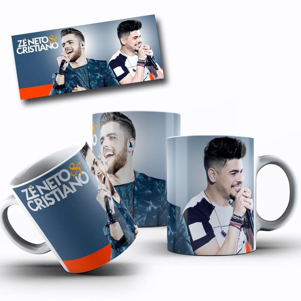 Caneca personalizada ceramica ZÉ NETO E CRISTIANO