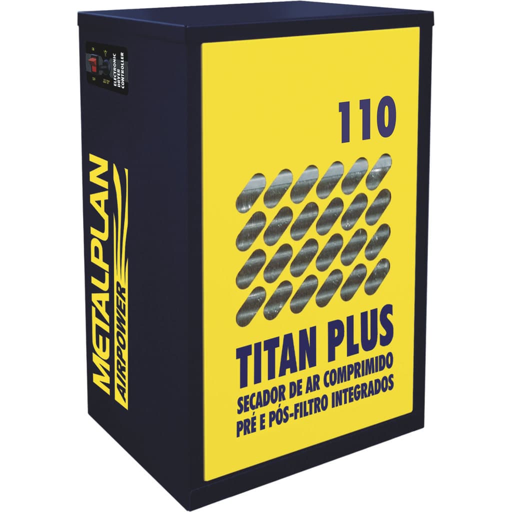 Secador de Ar Comprimido Titan Plus 110 Metalplan Monofasico 220v