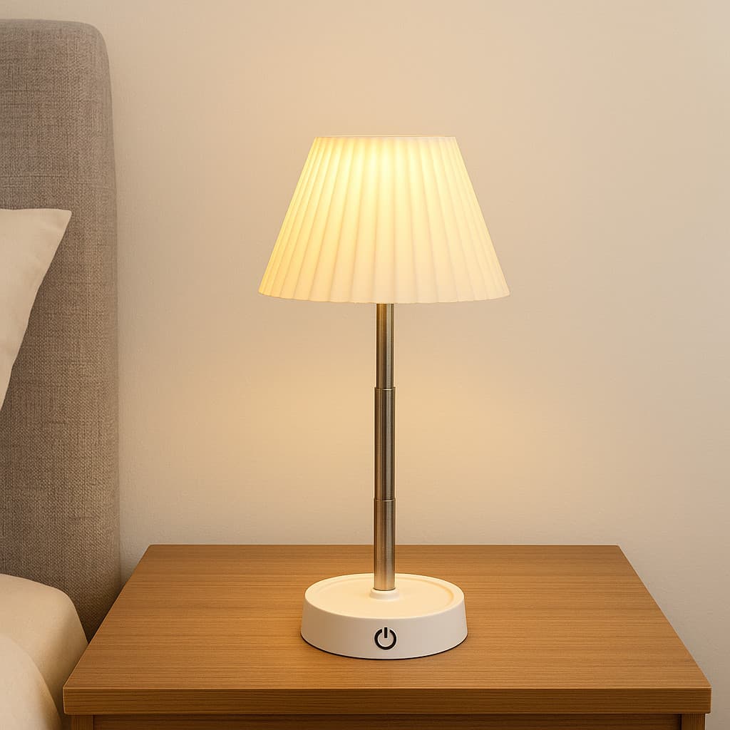 Luminaria e Abajur com Botão Touch e Iluminação Aconchegante Decoração e Iluminação