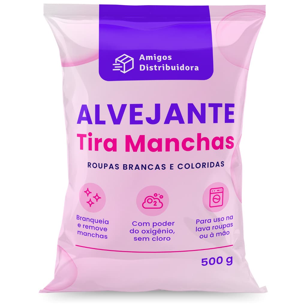 Percarbonato de sódio para limpeza em geral, clareador de roupas - 500g