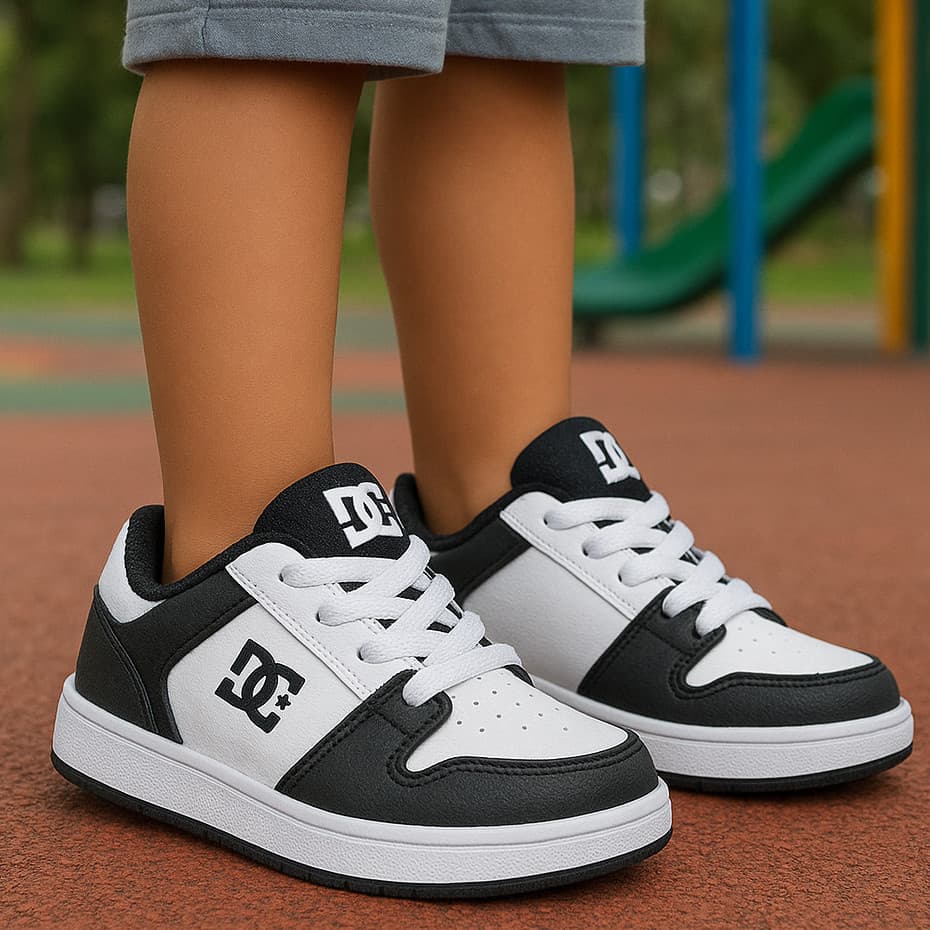 Tênis Infantil DC Manteca Estiloso Novo Lançamento 26 ao 33 Menino Menina