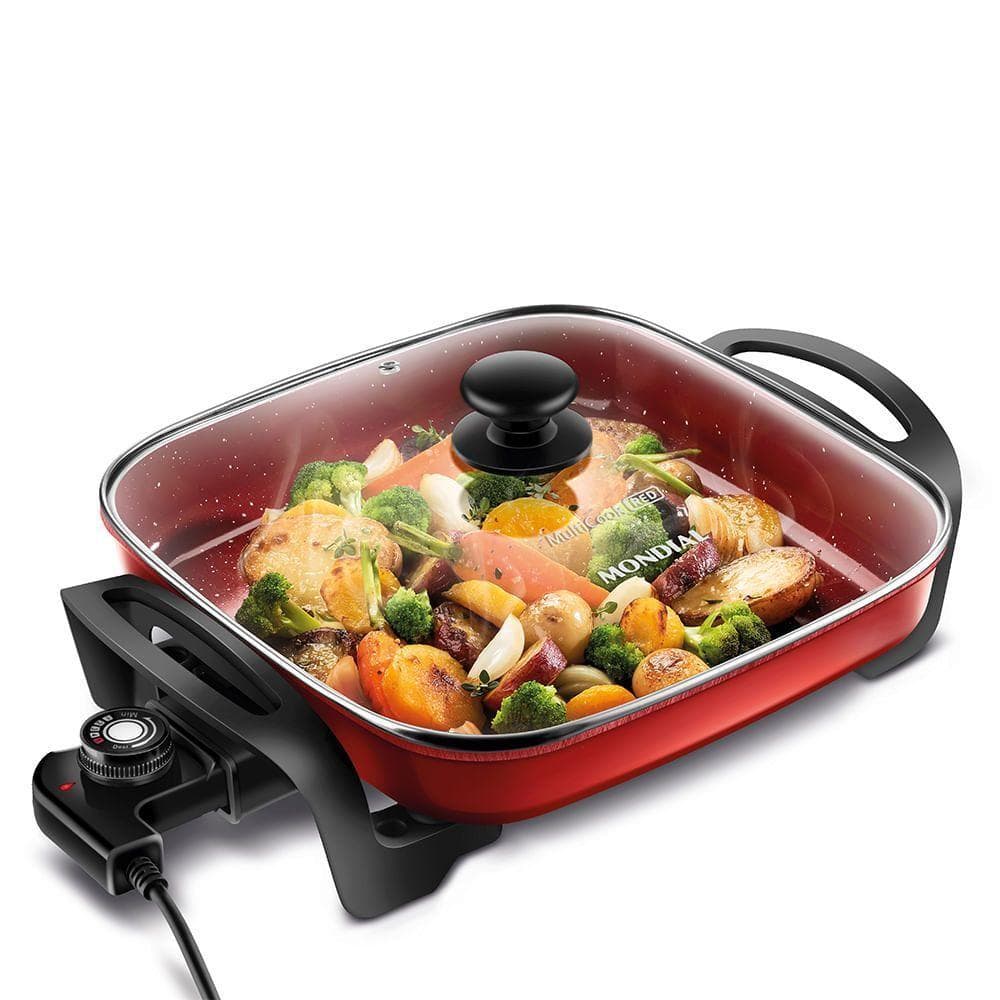 Panela Elétrica Grill Pe-49-rc 220v/60hz Red Ceramic