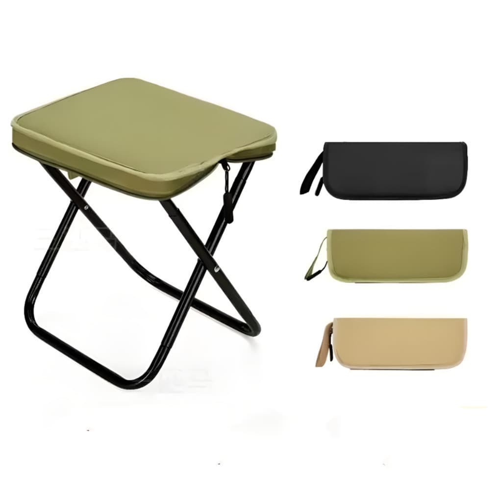 Banqueta Banco Banquinho Cadeira Dobrável Para Camping Piquenique Praia E Pesca Ao Ar Livre Portátil