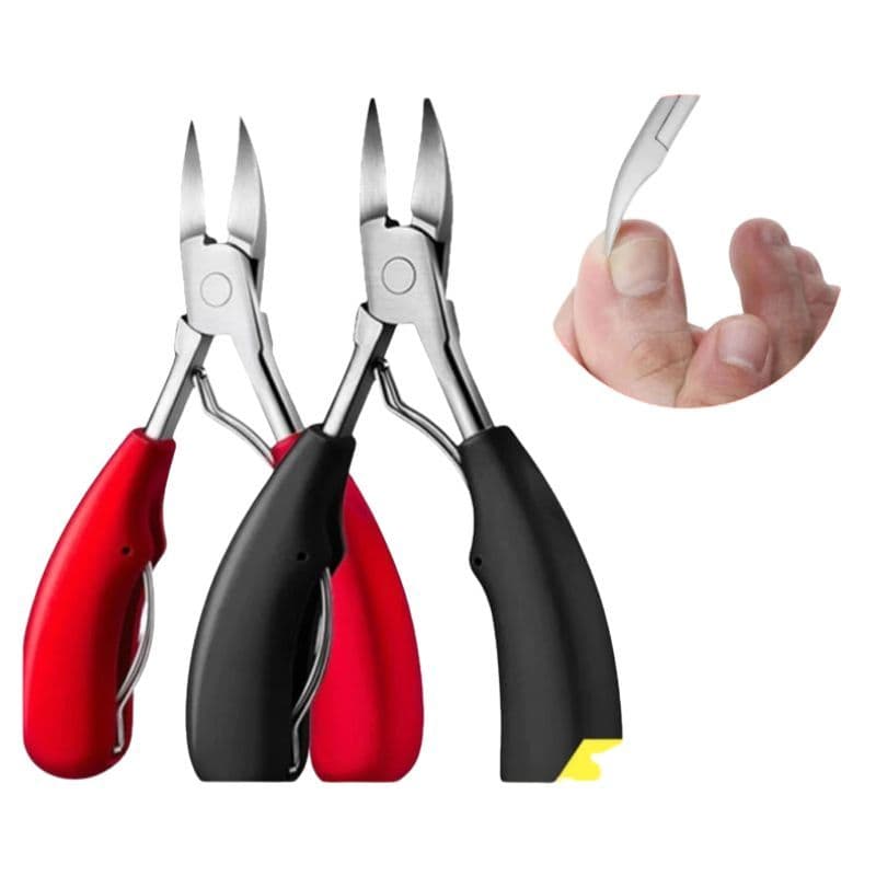 Alicate mola dupla De Cortar Unha Curvado Profissional Aço Inox Manicure Pedicure Podologia De Unha WL-2570