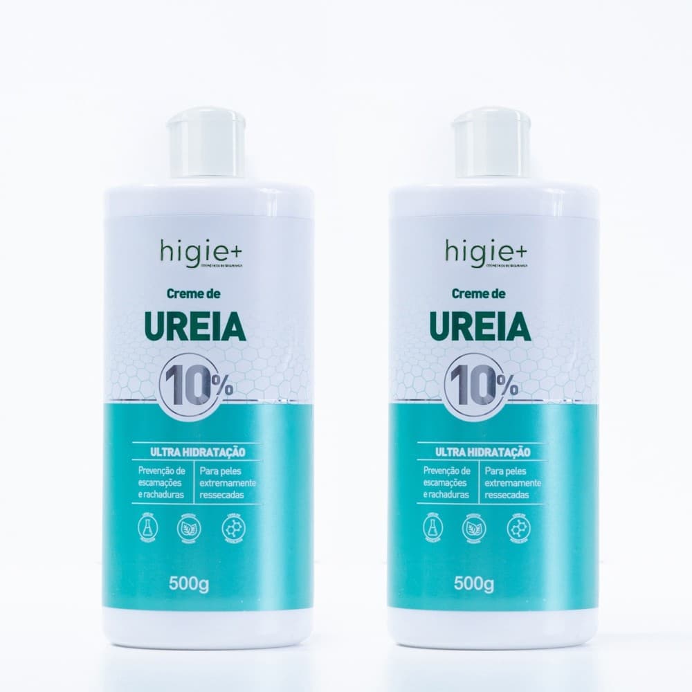 Kit 02 Cremes de Ureia 10% Higie+ 500g