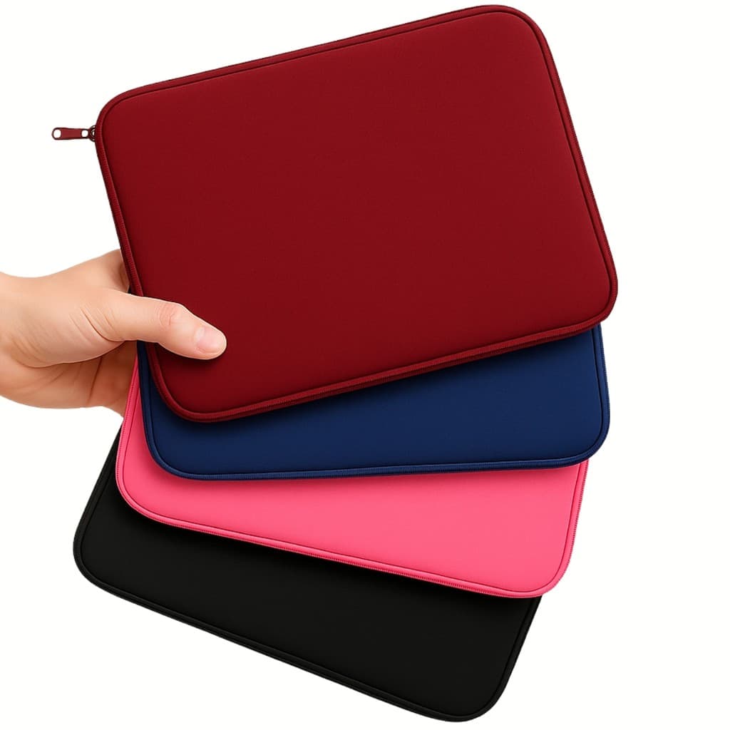 Capa para Notebook 13" 14" 15,6" 17" Resistente a Água Respingos Neoprene Macio Acolchoado